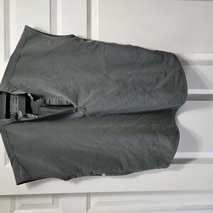 Charcoal Grey Sleeveless Scrubs Fr9m FIGS.